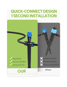 Kit de Riego por Misting HIRALIY 36M con Boquillas Ajustables 2