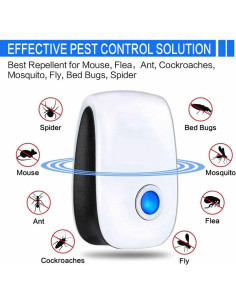 Repelente Ultrasónico de Plagas Ariie - 6 Unidades Ecológico 2