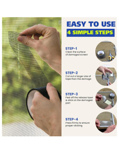 Cinta de Reparación de Pantallas Gaffer Power 5x5 cm Adhesivo Fuerte 2