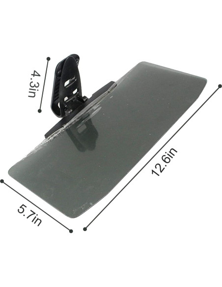 Extensor de Visera Universal Hongfa Antideslumbrante UV 33.5x19 cm