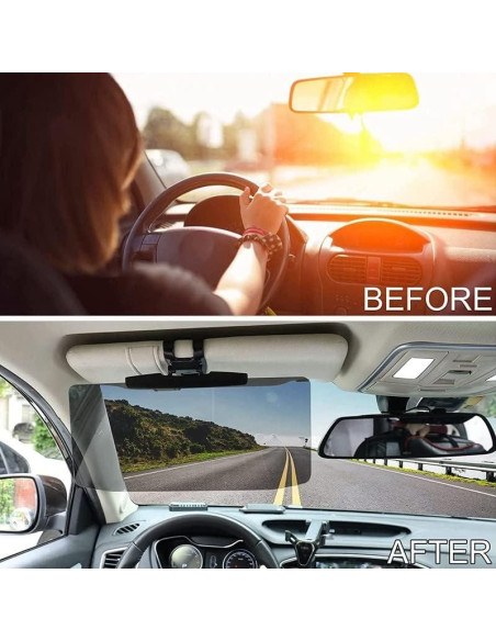 Extensor de Visera Universal Hongfa Antideslumbrante UV 33.5x19 cm