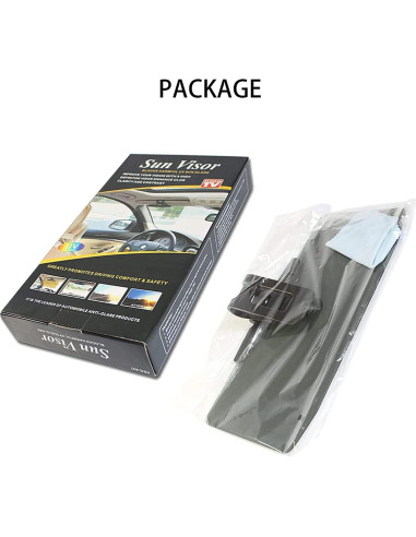 Extensor de Visera Universal Hongfa Antideslumbrante UV 33.5x19 cm