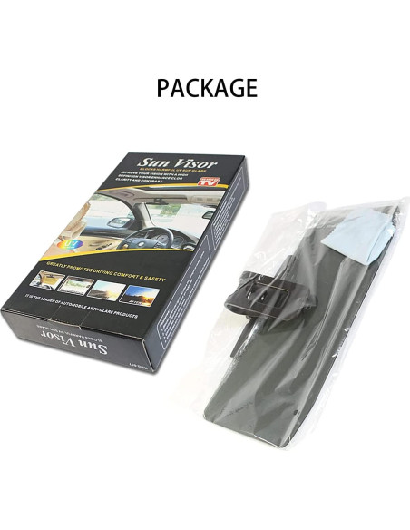 Extensor de Visera Universal Hongfa Antideslumbrante UV 33.5x19 cm