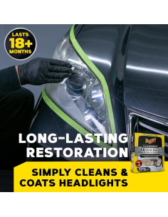Kit de Restauración de Faros Meguiar's G2990SRP - Protección UV 18 Meses 2