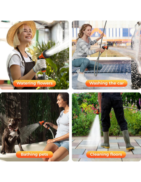 Carrete de Manguera de Jardín Retráctil Treillage Tale 30.48 m