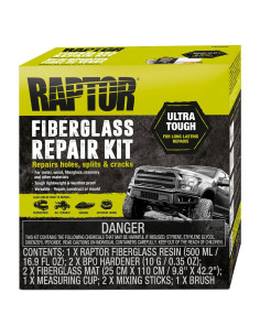 Kit de Reparación de Fibra de Vidrio Raptor - 0.92 kg, Resistente
