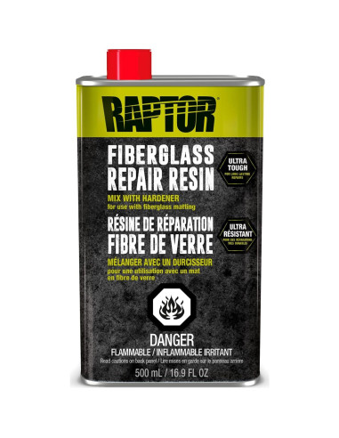 Kit de Reparación de Fibra de Vidrio Raptor - 0.92 kg, Resistente