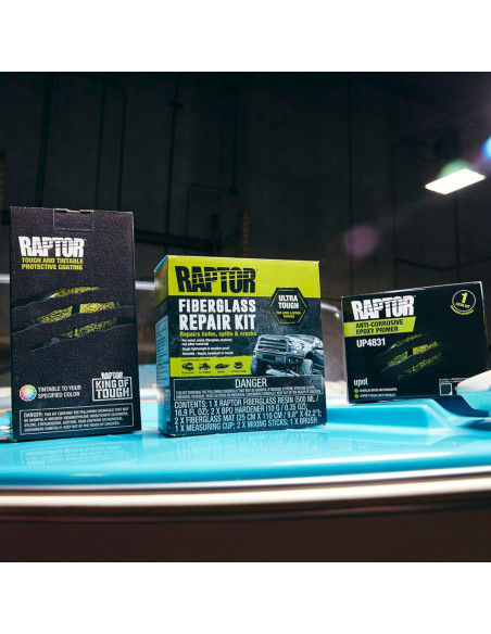 Kit de Reparación de Fibra de Vidrio Raptor - 0.92 kg, Resistente