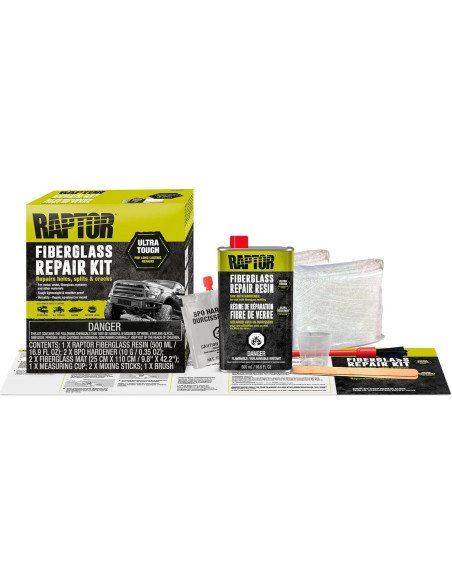 Kit de Reparación de Fibra de Vidrio Raptor - 0.92 kg, Resistente