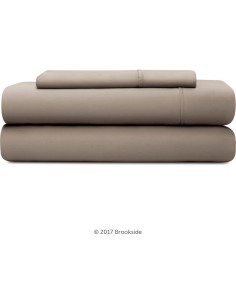Juego de Sábanas Brookside Tencel Individual Arenisca 3 Piezas 2