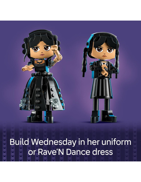 Figura LEGO Wednesday Addams 76780 - Juguete 702 piezas Figura LEGO Wednesday Addams 76780 - Juguete 702 piezas