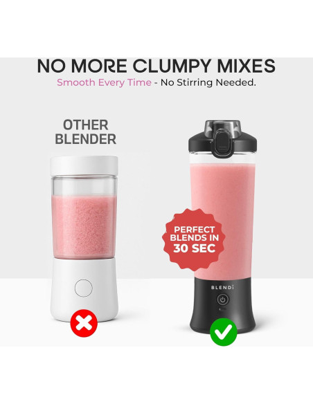 Licuadora Personal Recargable BLENDi X 24oz Libre de BPA