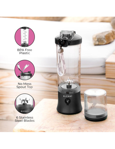 Licuadora Personal Recargable BLENDi X 24oz Libre de BPA