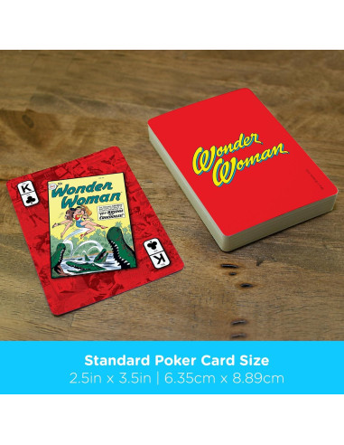 Baraja de Juego Mujer Maravilla DC Comics - 54 Cartas Temáticas