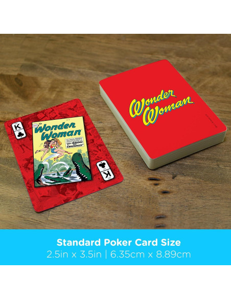 Baraja de Juego Mujer Maravilla DC Comics - 54 Cartas Temáticas