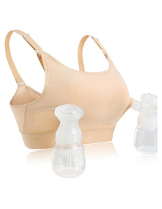 Sostén de Extracción Manos Libres Beige Pequeño C27