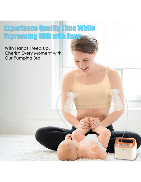 Sostén de Extracción Manos Libres Beige Pequeño C27