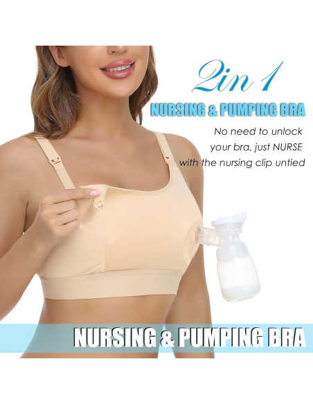 Sostén de Extracción Manos Libres Beige Pequeño C27