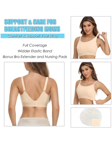 Sostén de Extracción Manos Libres Beige Pequeño C27