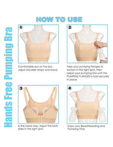 Sostén de Extracción Manos Libres Beige Pequeño C27