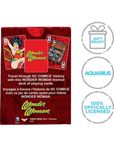 Baraja de Juego Mujer Maravilla DC Comics - 54 Cartas Temáticas