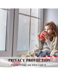 Película de Ventana Mikomer 44.5x200 cm Adherencia Estática UV 2