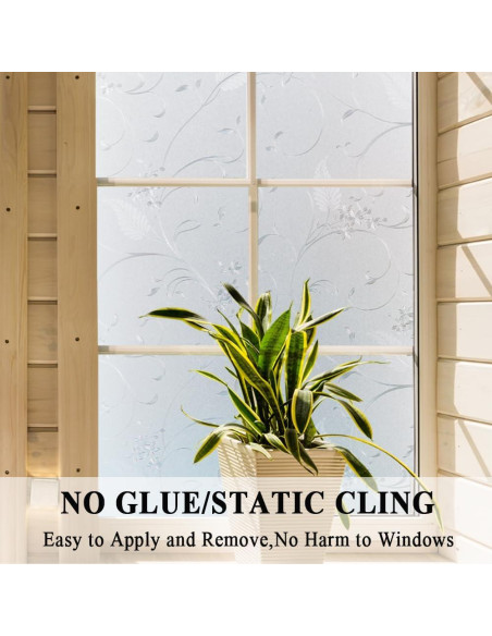 Película de Ventana Mikomer 44.5x200 cm Adherencia Estática UV