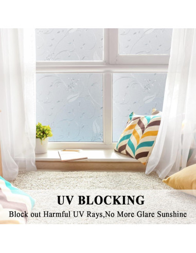 Película de Ventana Mikomer 44.5x200 cm Adherencia Estática UV