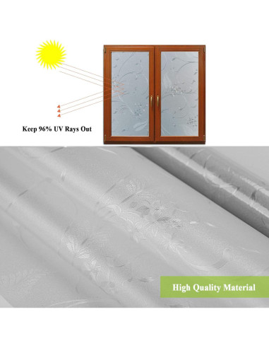 Película de Ventana Mikomer 44.5x200 cm Adherencia Estática UV