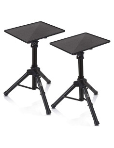 Soporte de trípode ajustable Pyle PLPTS4X2 para laptop y proyector - 2 piezas