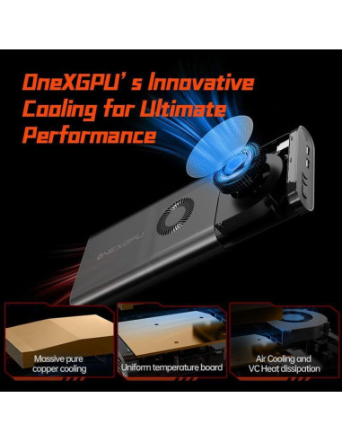 OneXGPU eGPU Externa AMD RX 7600M XT 8GB GDDR6 Portátil