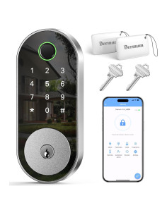 Cerradura Inteligente Dermum Modelo O con Huella y App