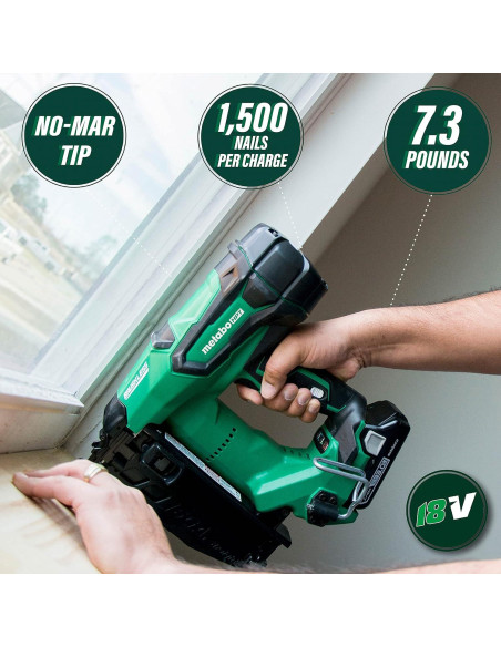 Clavadora de Acabado Inalámbrica Metabo HPT 18V 16 Gauge