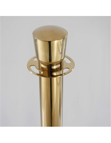 Poste Stanchion de Control de Multitudes M&T Displays 91.4 cm Oro Titanio