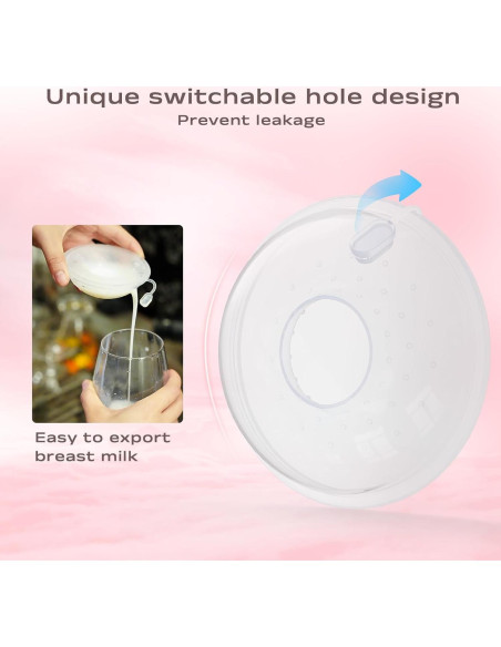 Recolectores de Leche Materna Silicona Grado Alimenticio 30ml - 2 Piezas