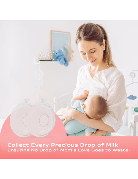 Recolectores de Leche Materna Silicona Grado Alimenticio 30ml - 2 Piezas