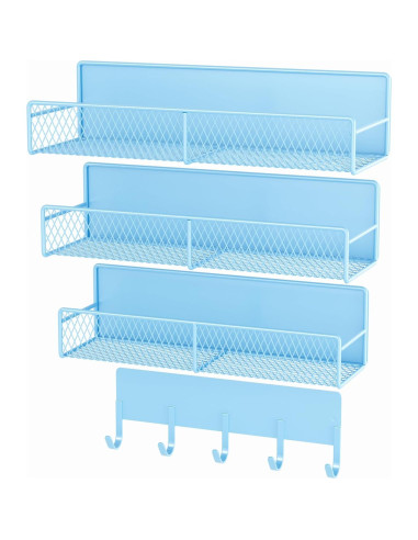 Estantes Magnéticos para Lavadora DTUQYX - Paquete de 4 Azul