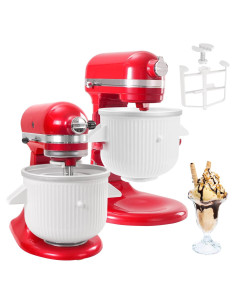 Máquina de Hacer Helados MEILEYII 2 Cuartos para Kitchenaid