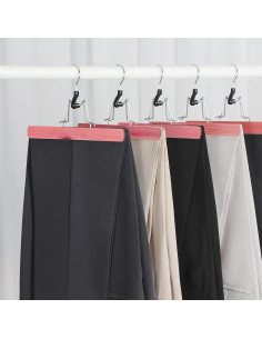 Perchas de Madera de Cedro TOPIA HANGER 12 Piezas Antideslizantes 2