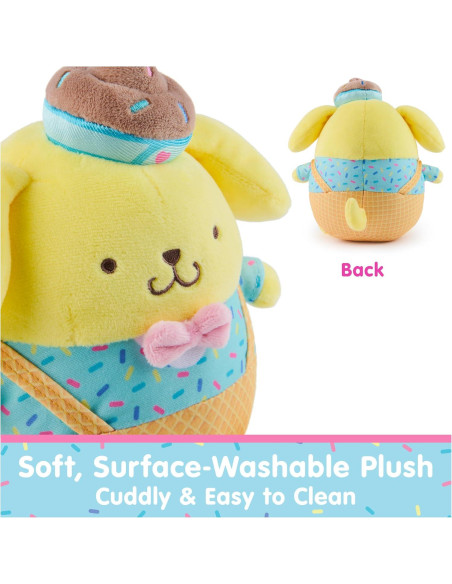 Peluche de Helado Pompompurin GUND 15 cm para Niños 1+