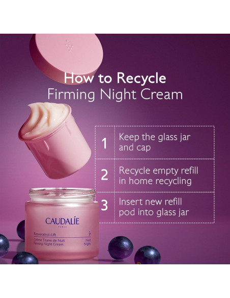 Crema Hidratante de Noche Caudalie Resveratrol-Lift 50 mL Crema Hidratante de Noche Caudalie Resveratrol-Lift 50 mL