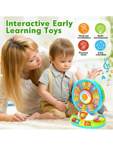 Juguete Educativo Musical Aigybobo para Niños 1-3 Años