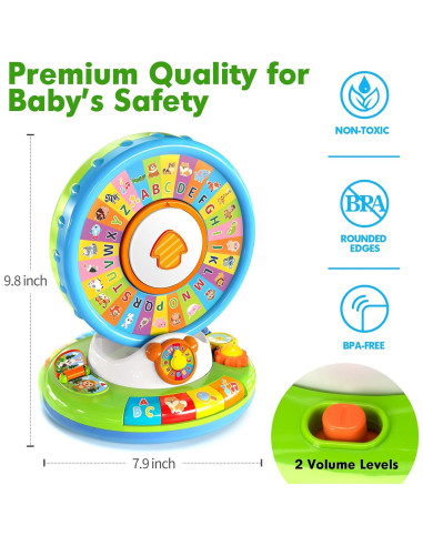 Juguete Educativo Musical Aigybobo para Niños 1-3 Años