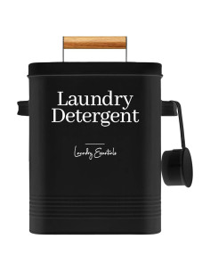 Contenedor de Detergente Simplation 4.08 kg Negro con Tapa