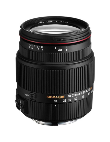 Lente Sigma 18-200mm F3.5-6.3 II DC OS HSM para Sony APS-C Lente Sigma 18-200mm F3.5-6.3 II DC OS HSM para Sony APS-C