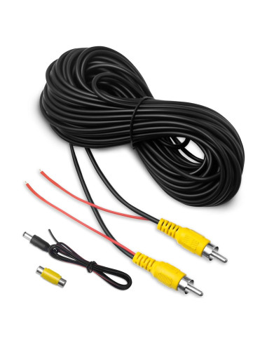 Cable de Video RCA Engrosado LBW 10 Metros para Cámara de Reversa