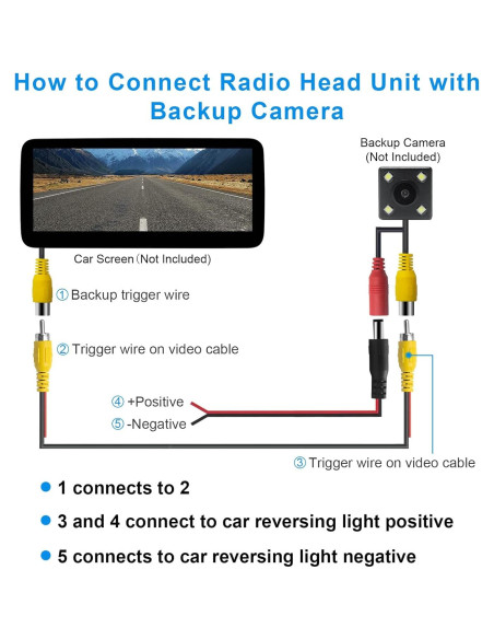 Cable de Video RCA Engrosado LBW 10 Metros para Cámara de Reversa