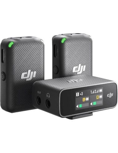 Sistema de micrófono inalámbrico DJI Mic + 2 micrófonos Deco Gear