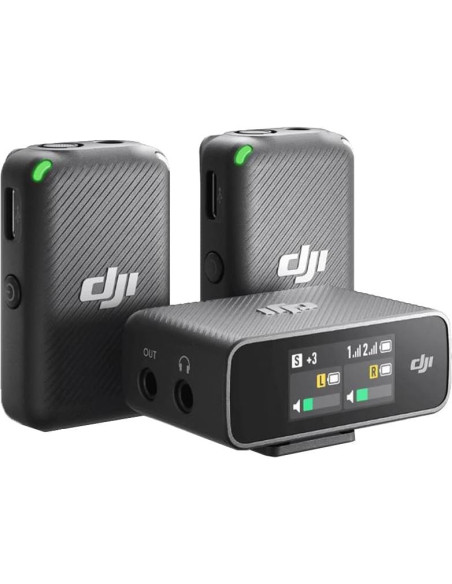 Sistema de micrófono inalámbrico DJI Mic + 2 micrófonos Deco Gear