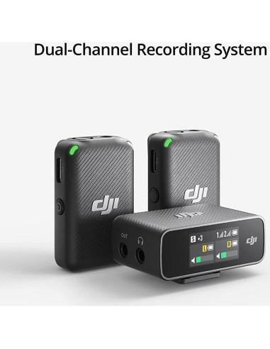 Sistema de micrófono inalámbrico DJI Mic + 2 micrófonos Deco Gear